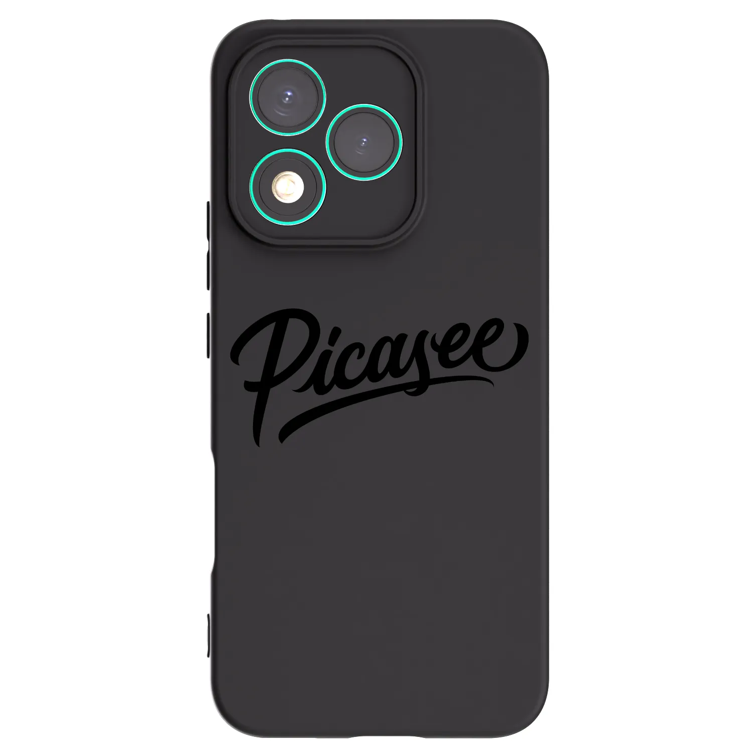 Picasee fekete szilikon tok az alábbi mobiltelefonokra Honor 400 Lite 5G - Picasee - old logo - black