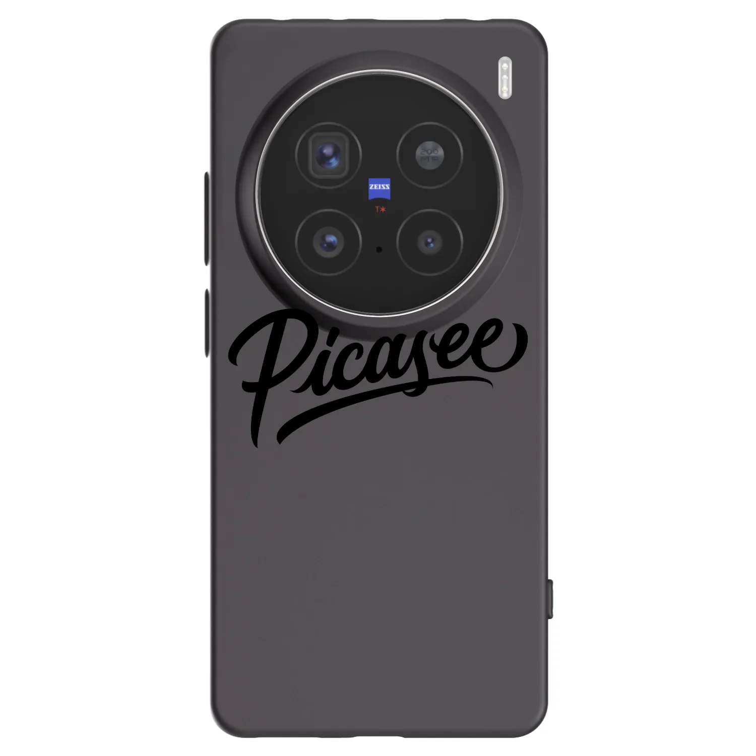Picasee fekete szilikon tok az alábbi mobiltelefonokra Vivo X200 Pro - Picasee - old logo - black