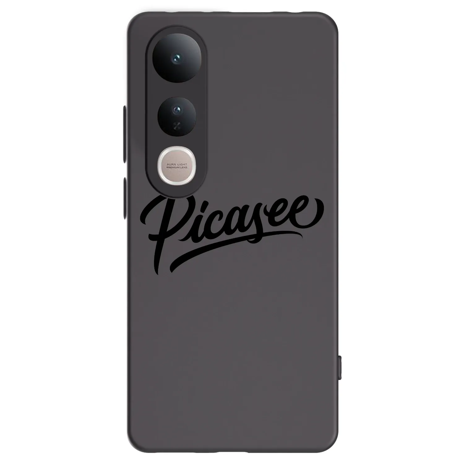 Picasee fekete szilikon tok az alábbi mobiltelefonokra Vivo V50 Lite 5G - Picasee - old logo - black