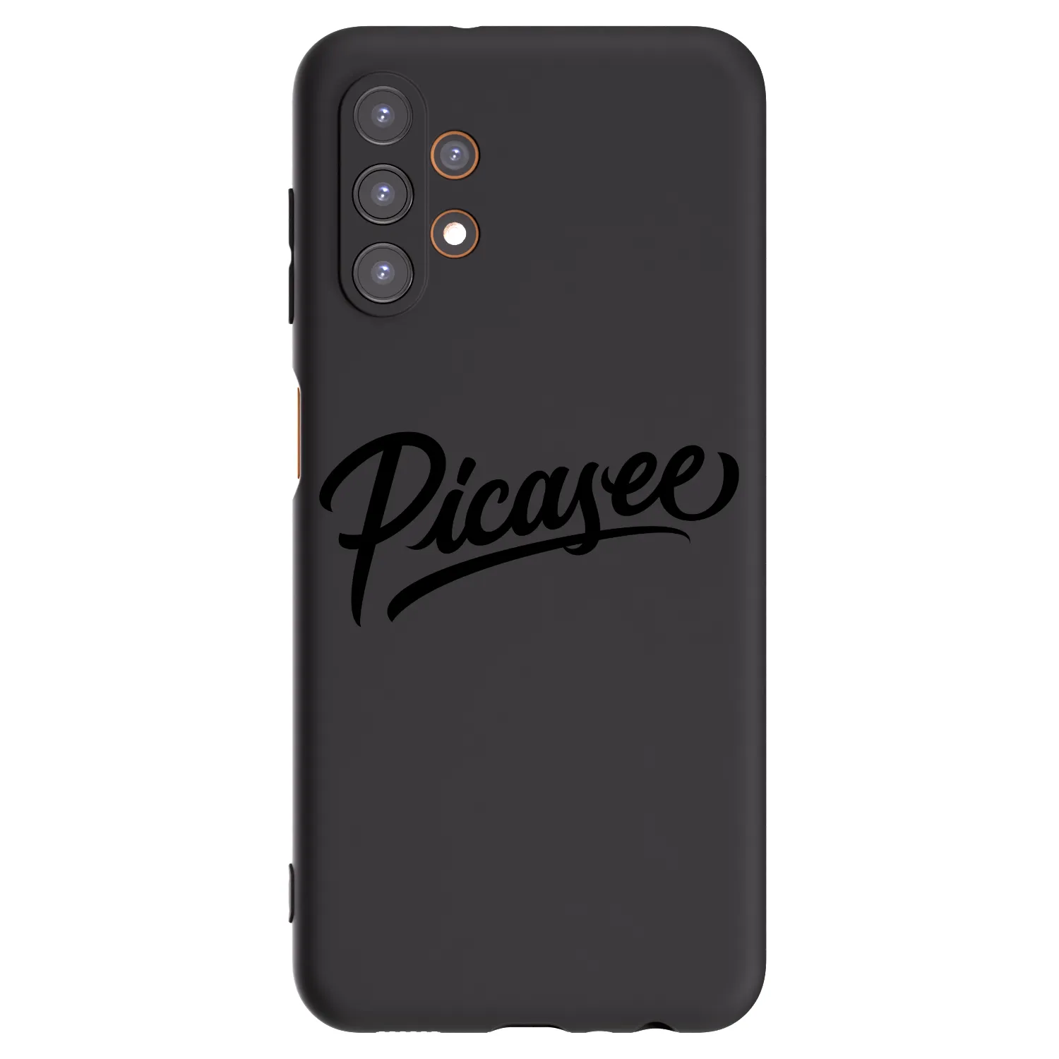 Picasee fekete szilikon tok az alábbi mobiltelefonokra Samsung Galaxy A13 5G - Picasee - old logo - black