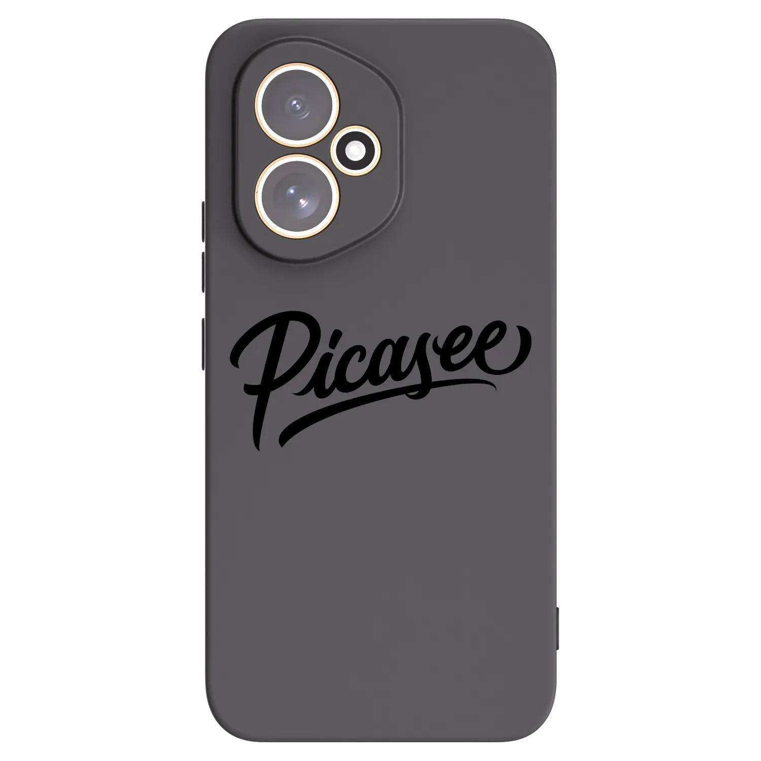 Picasee fekete szilikon tok az alábbi mobiltelefonokra Honor 400 5G - Picasee - old logo - black