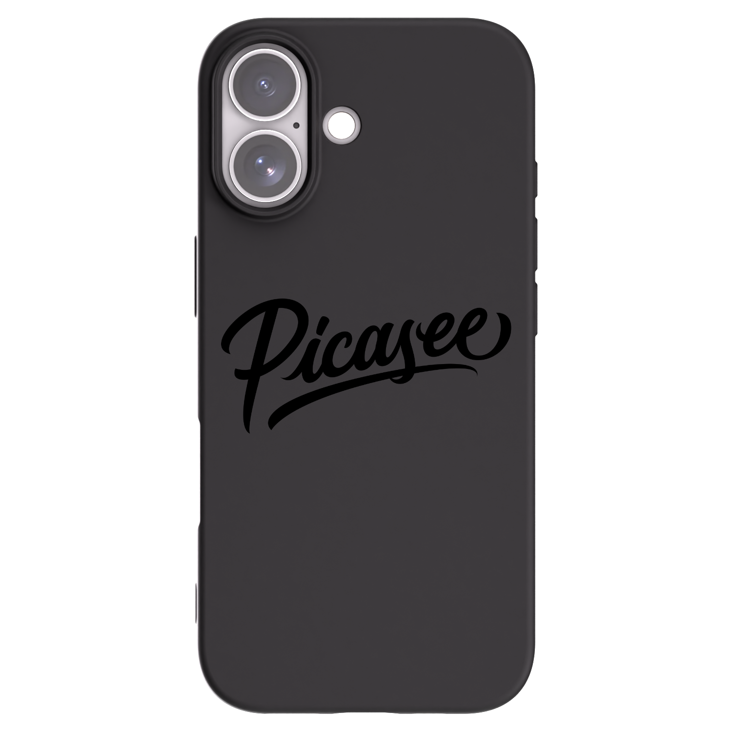 Picasee fekete szilikon tok az alábbi mobiltelefonokra Apple iPhone 17 - Picasee - old logo - black