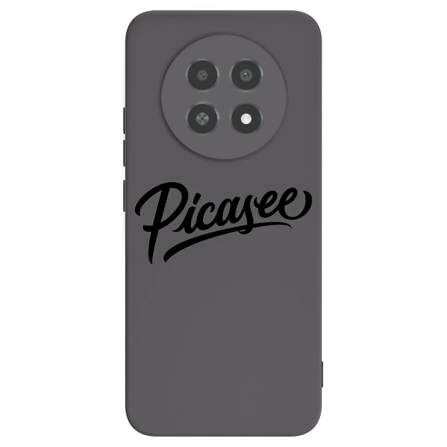 Picasee fekete szilikon tok az alábbi mobiltelefonokra Realme 12X - Picasee - old logo - black