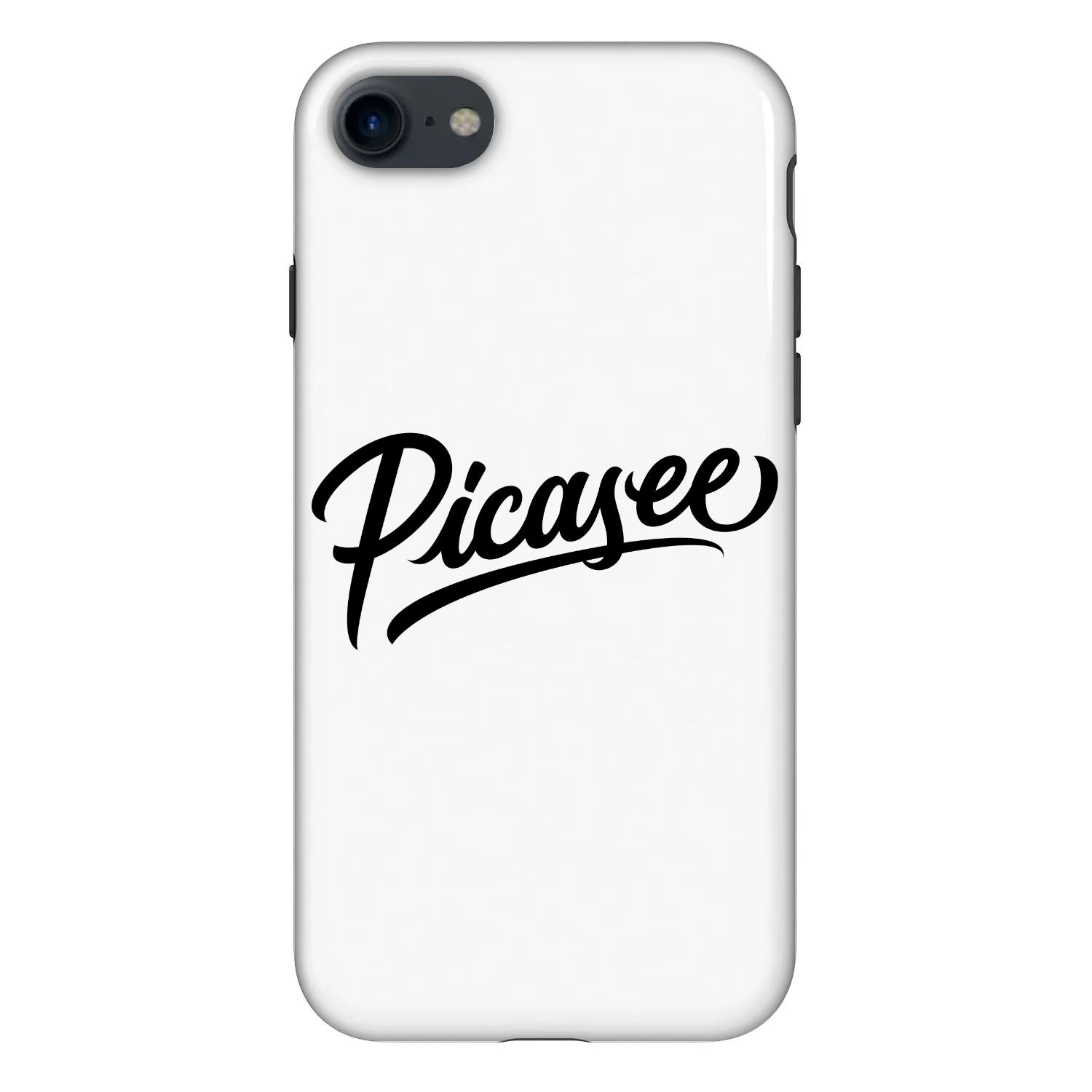Picasee Fashion Case Apple iPhone 8 - Picasee - old logo - black