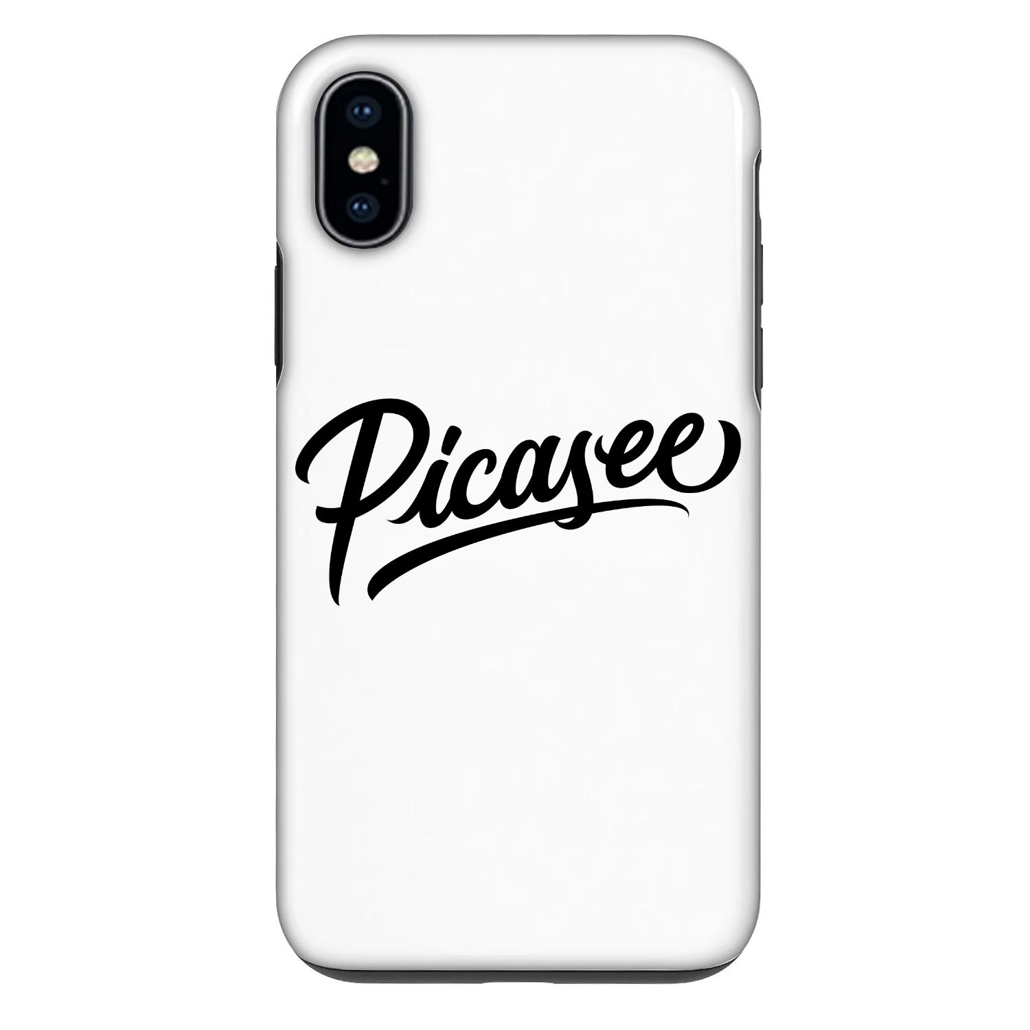 Picasee Fashion Case Apple iPhone X/XS - Picasee - old logo - black