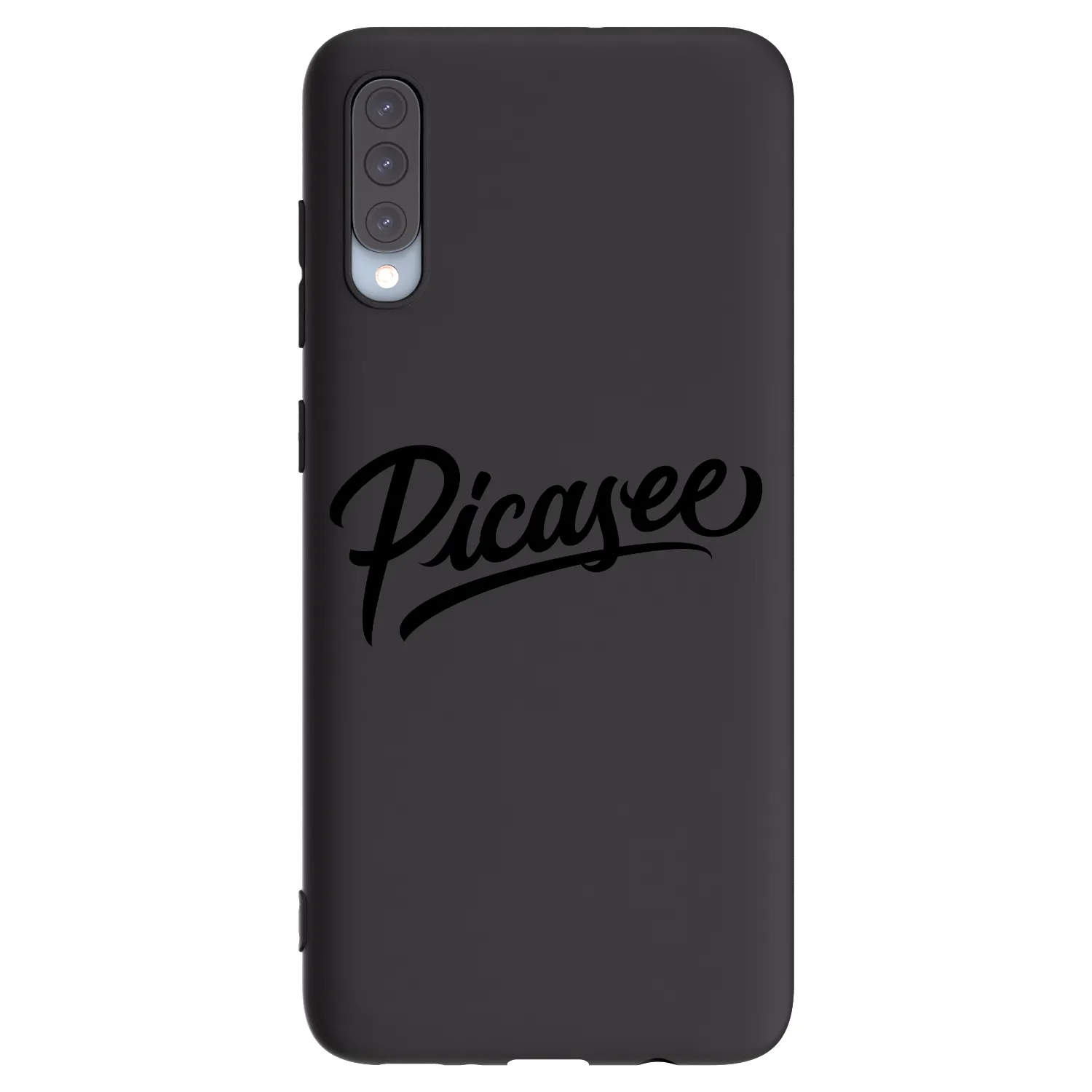 Picasee fekete szilikon tok az alábbi mobiltelefonokra Samsung Galaxy A70 A705F - Picasee - old logo - black