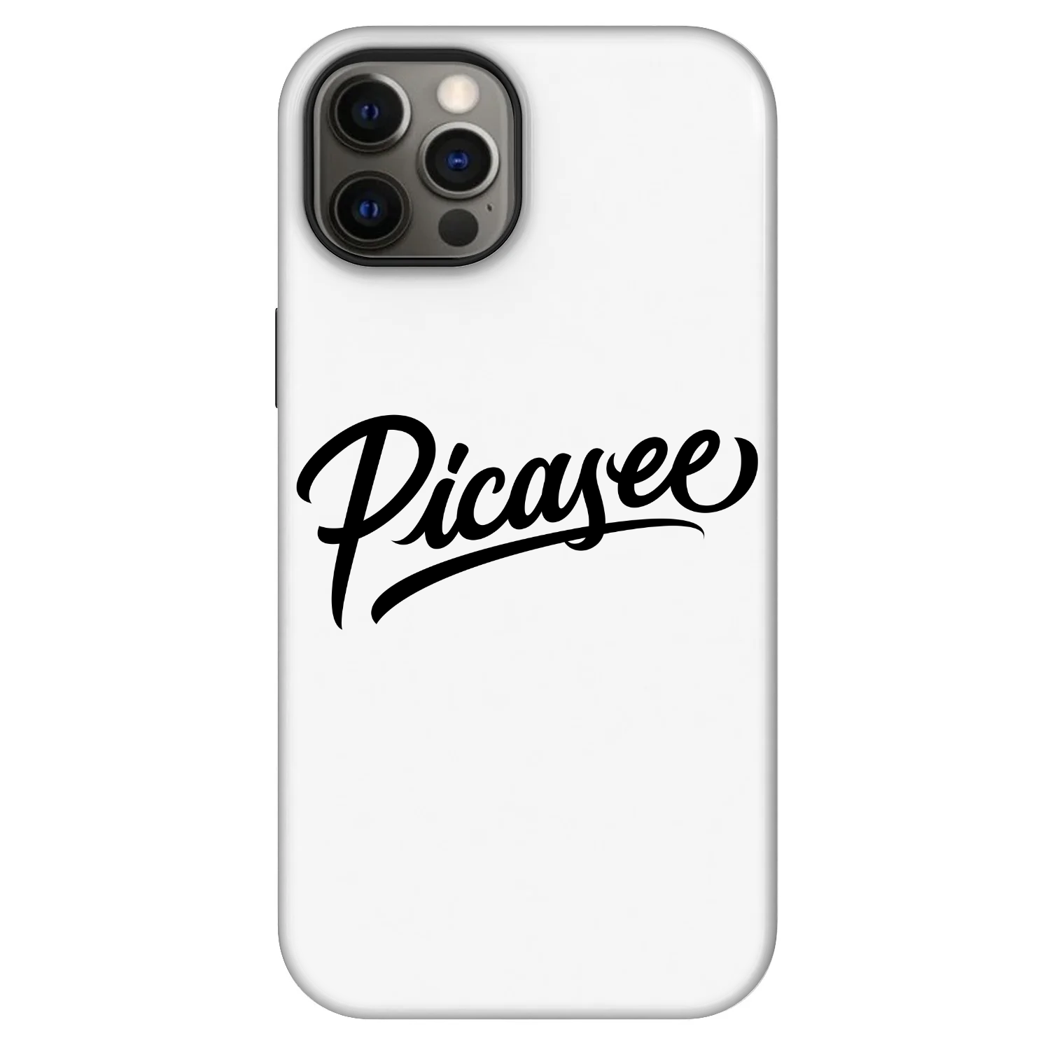 Picasee Fashion Case MagSafe Apple iPhone 12 Pro - Picasee - old logo - black
