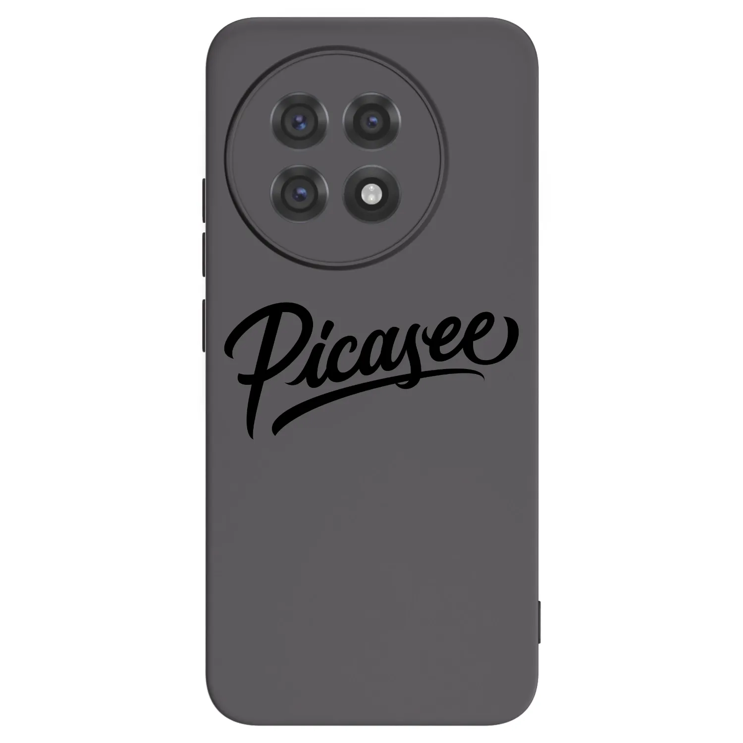 Picasee fekete szilikon tok az alábbi mobiltelefonokra OnePlus 13R 5G - Picasee - old logo - black