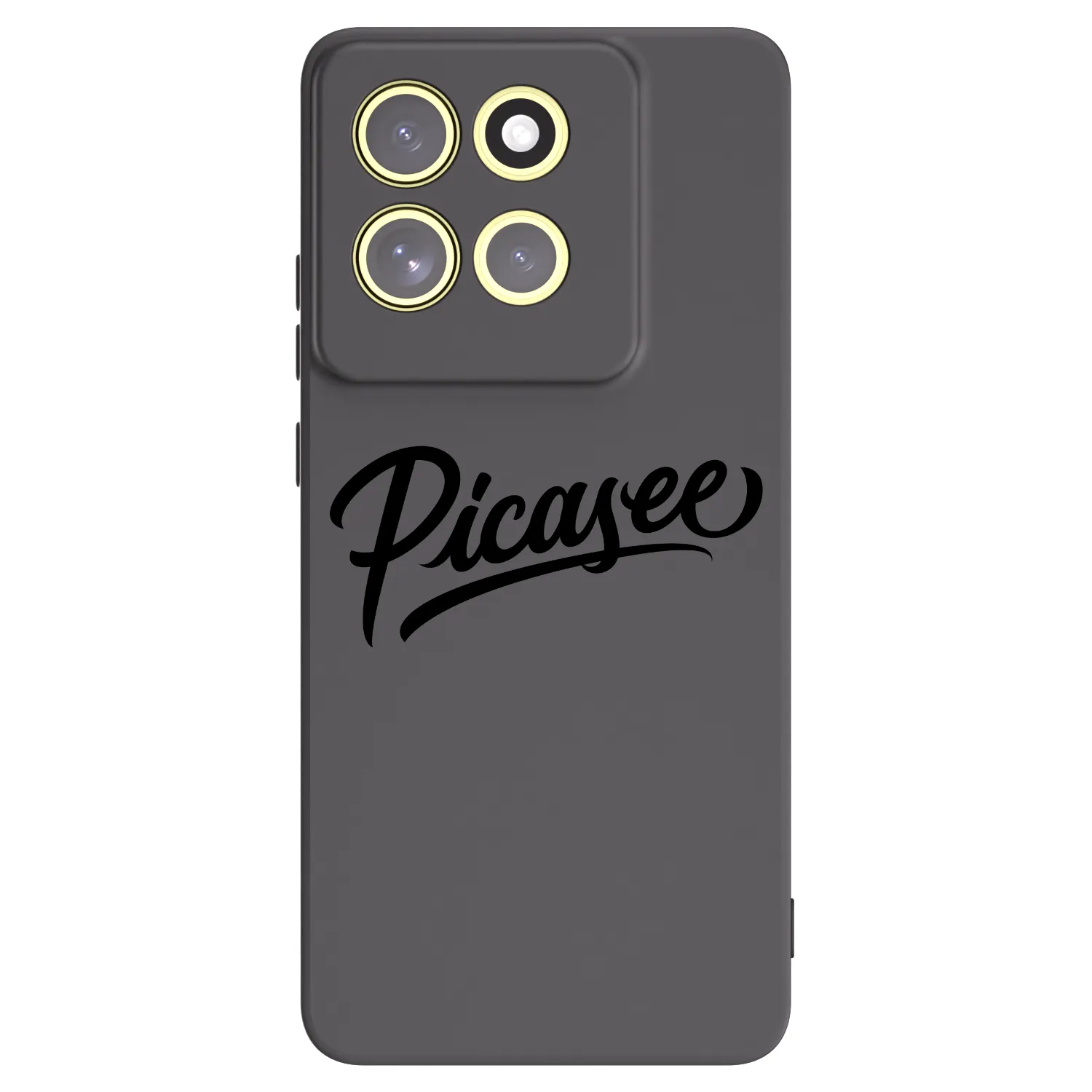 Picasee fekete szilikon tok az alábbi mobiltelefonokra Motorola Moto G86 5G - Picasee - old logo - black