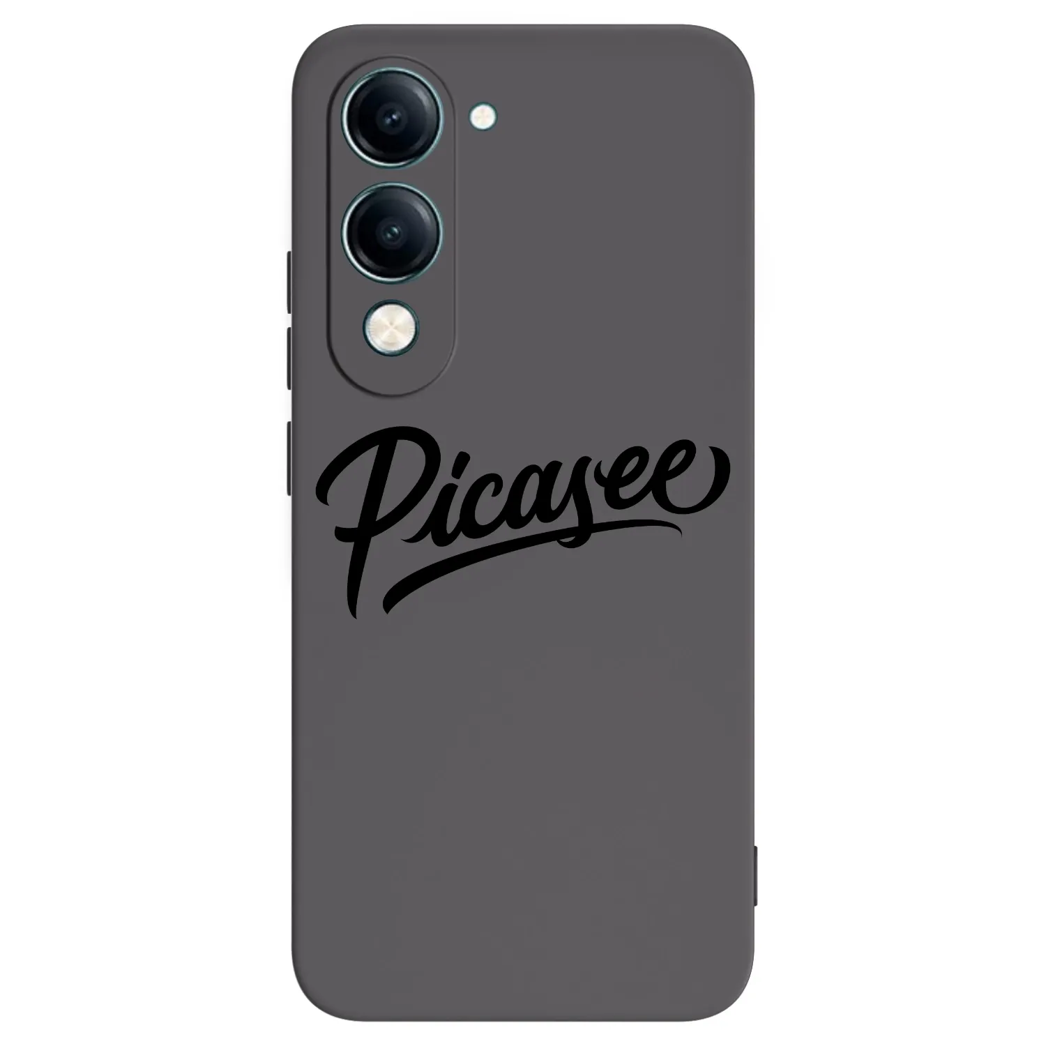 Picasee fekete szilikon tok az alábbi mobiltelefonokra Vivo Y29s 5G - Picasee - old logo - black