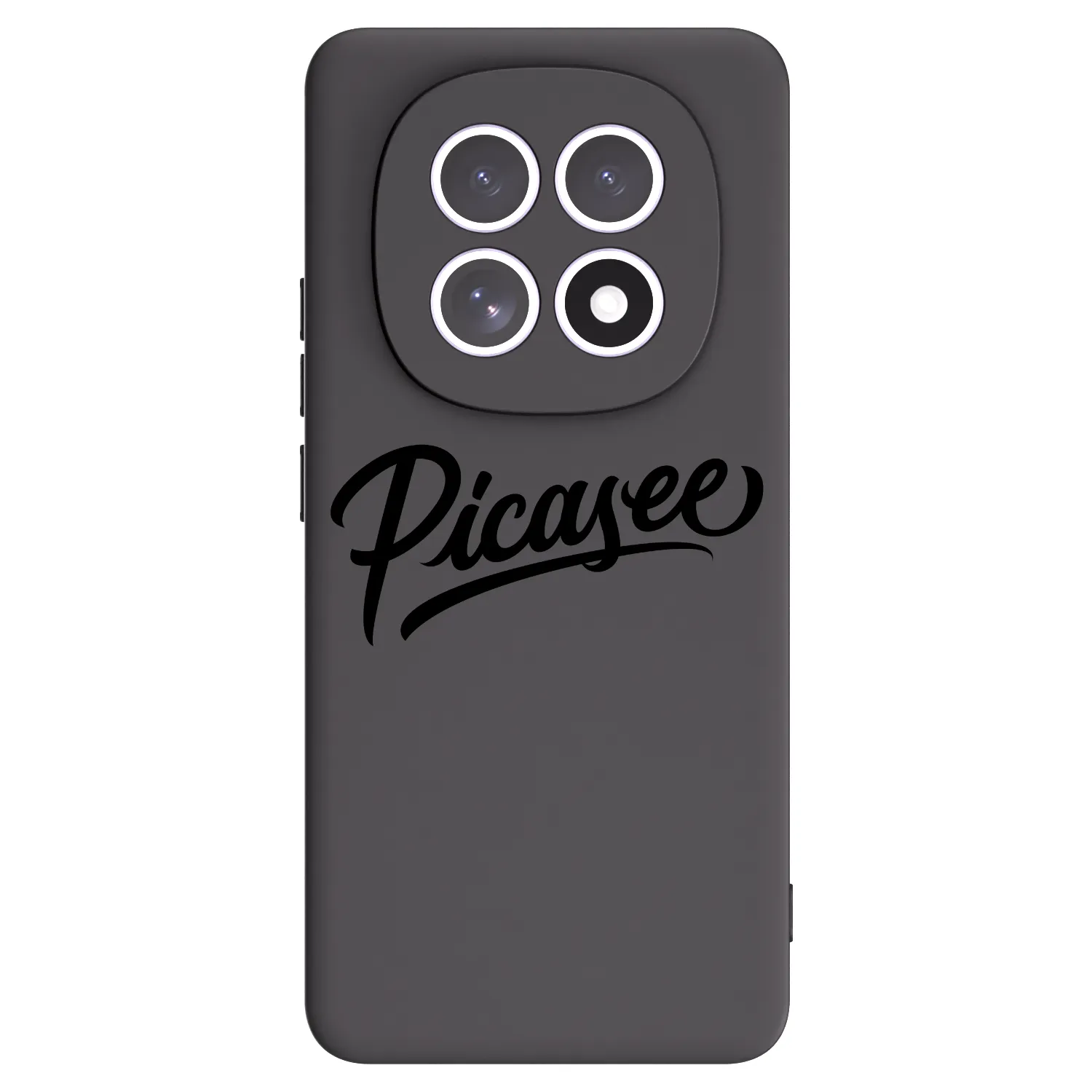 Picasee fekete szilikon tok az alábbi mobiltelefonokra Xiaomi Redmi Note 15 - Picasee - old logo - black