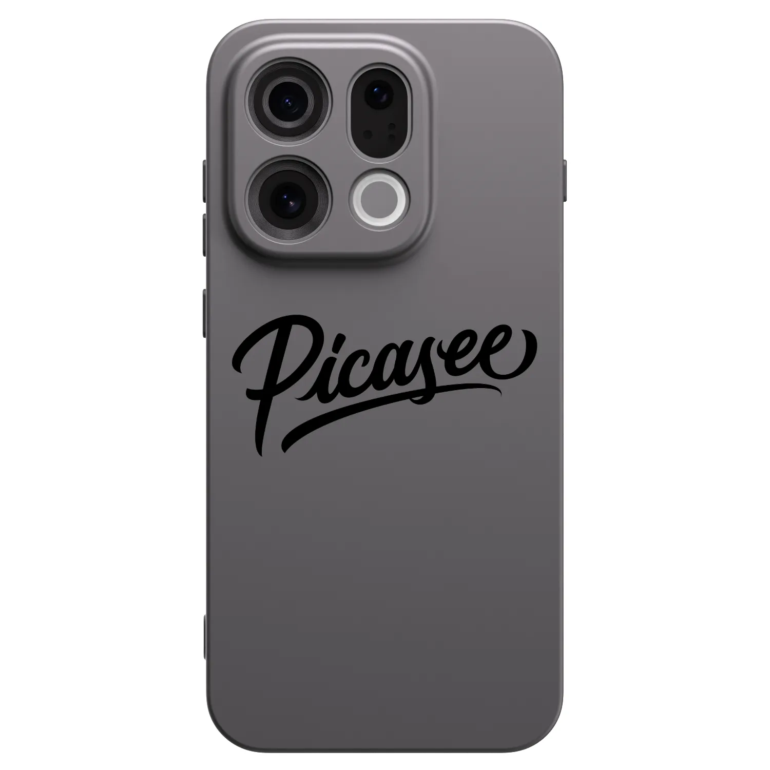 Picasee fekete szilikon tok az alábbi mobiltelefonokra OPPO Find X9 - Picasee - old logo - black