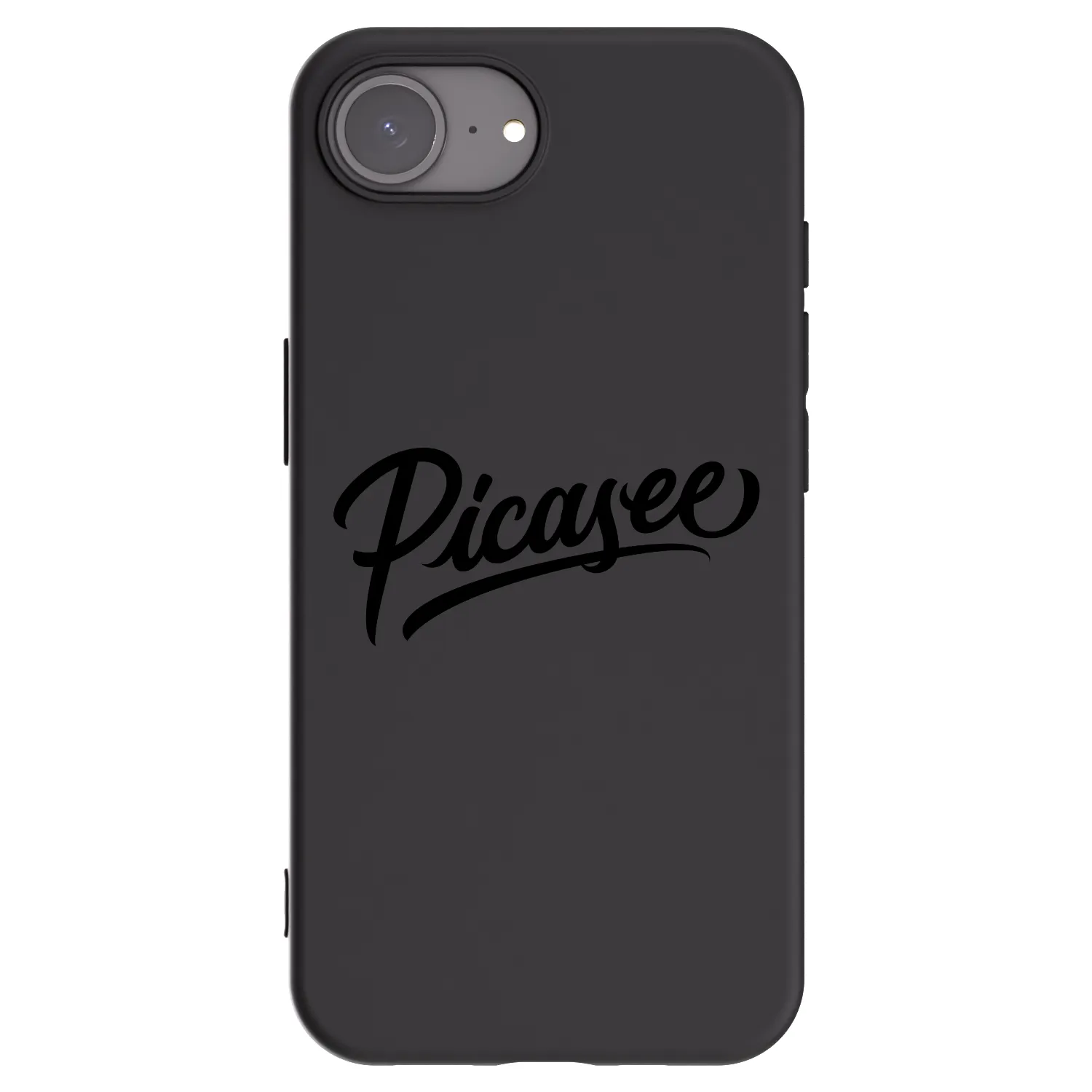 Picasee fekete szilikon tok az alábbi mobiltelefonokra Apple iPhone 17e - Picasee - old logo - black