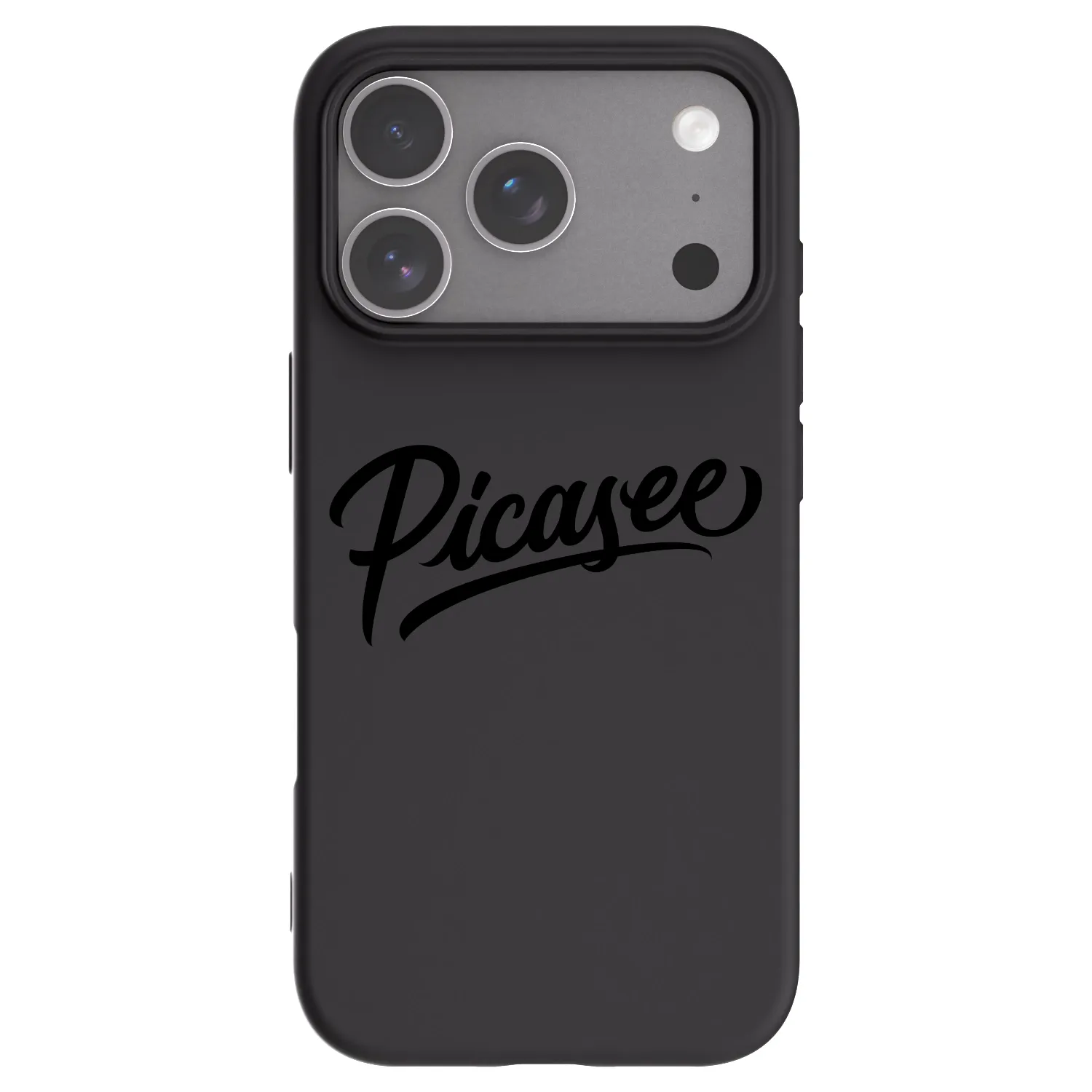 Picasee fekete szilikon tok az alábbi mobiltelefonokra Apple iPhone 18 Pro - Picasee - old logo - black
