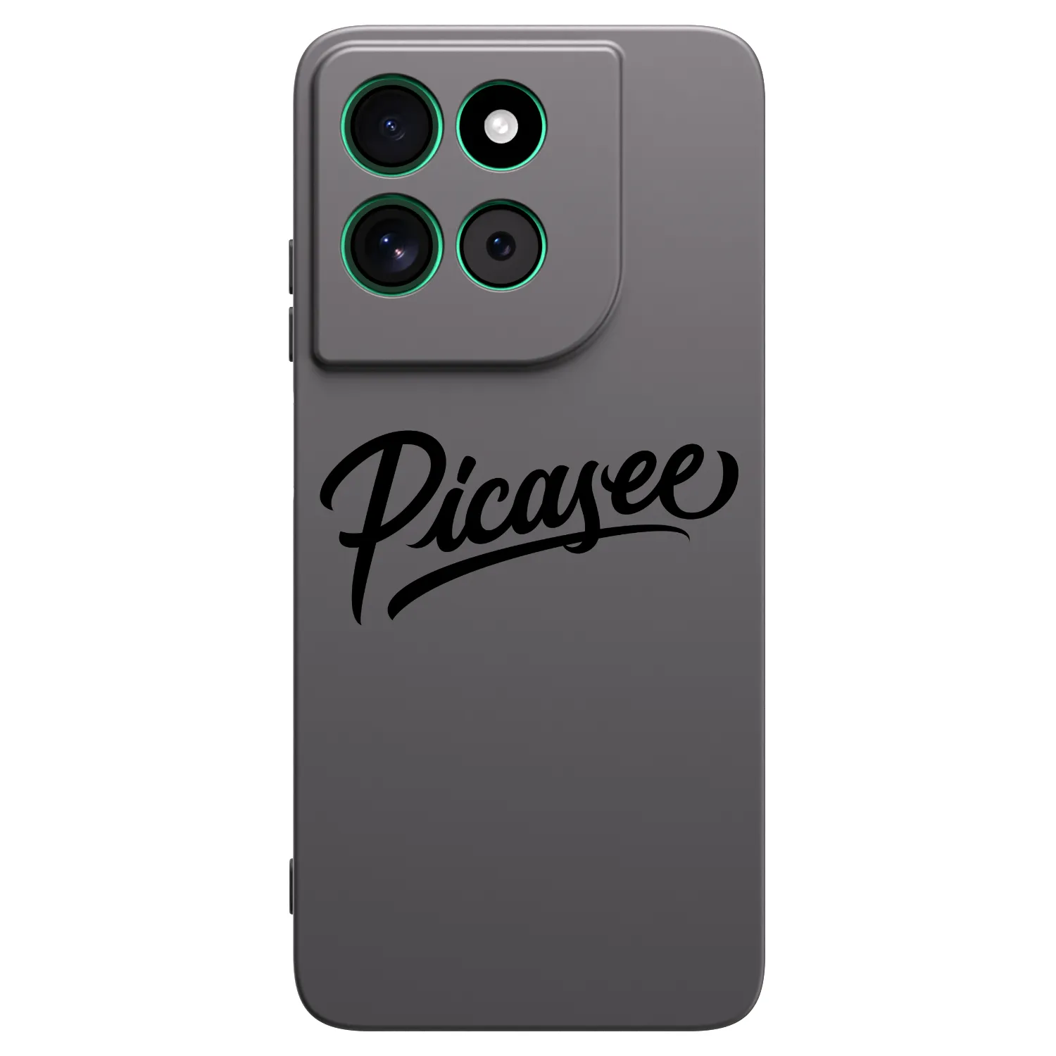 Picasee fekete szilikon tok az alábbi mobiltelefonokra Motorola Moto G57 Power - Picasee - old logo - black