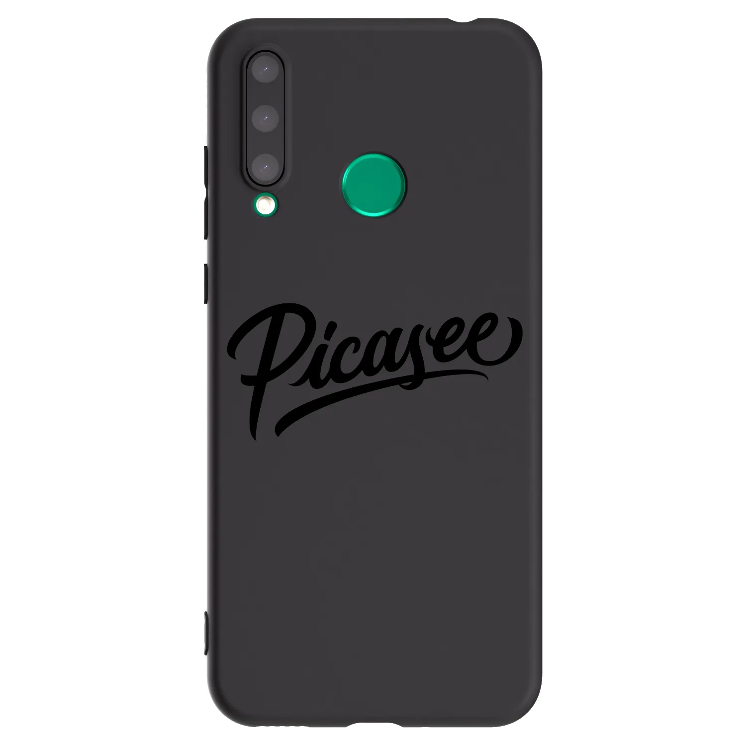 Picasee fekete szilikon tok az alábbi mobiltelefonokra Honor 20 Lite - Picasee - old logo - black