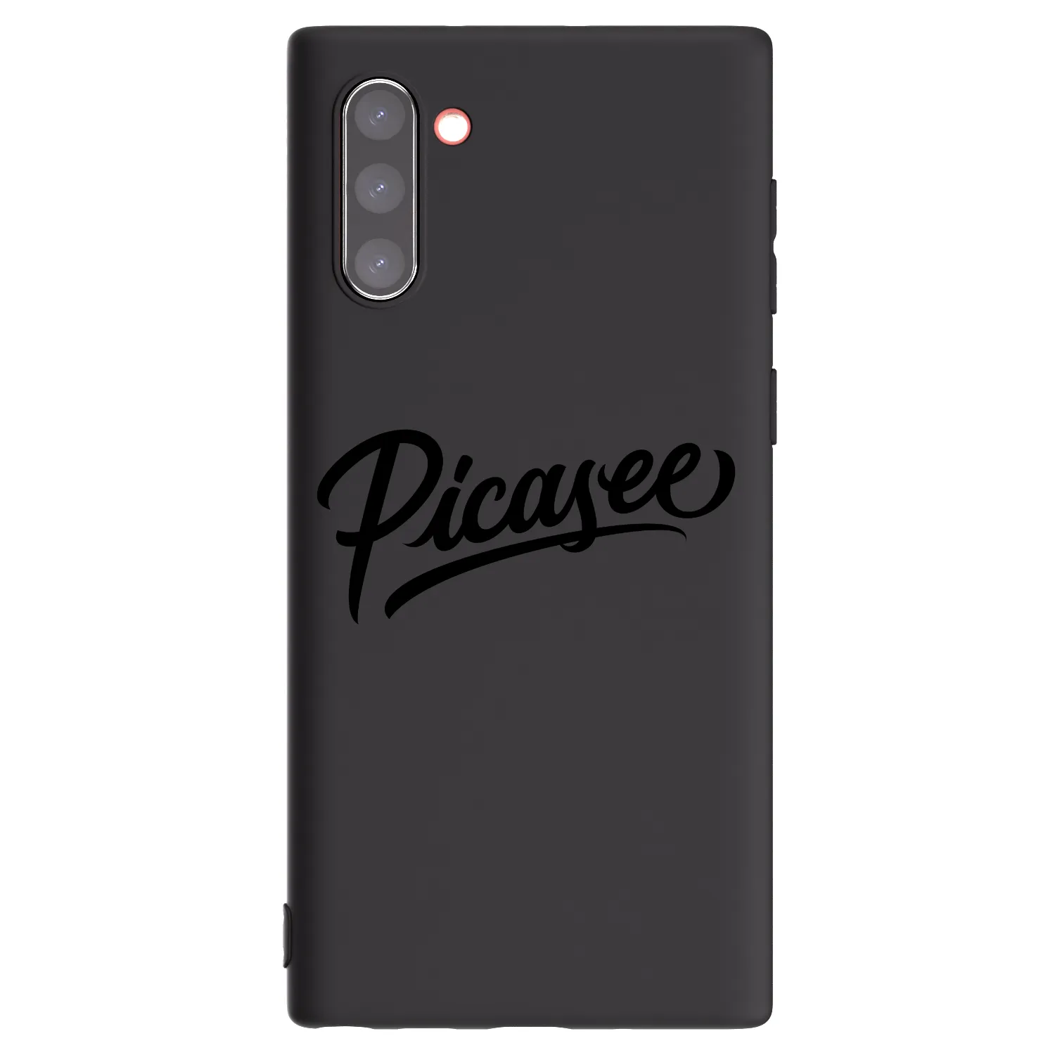 Picasee fekete szilikon tok az alábbi mobiltelefonokra Samsung Galaxy Note 10 N970F - Picasee - old logo - black