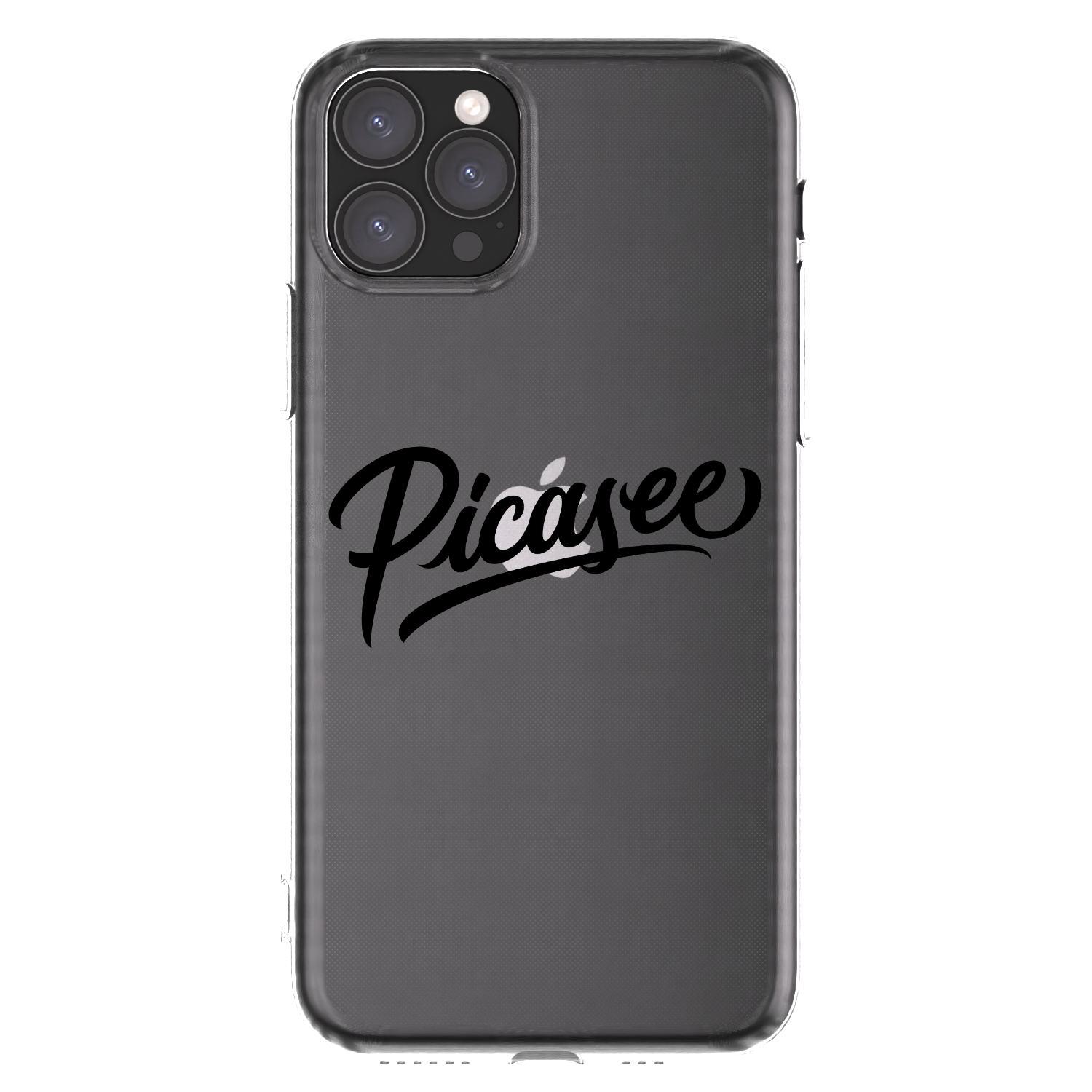 Picasee átlátszó szilikon tok az alábbi mobiltelefonokra Apple iPhone 11 Pro - Picasee - old logo - black