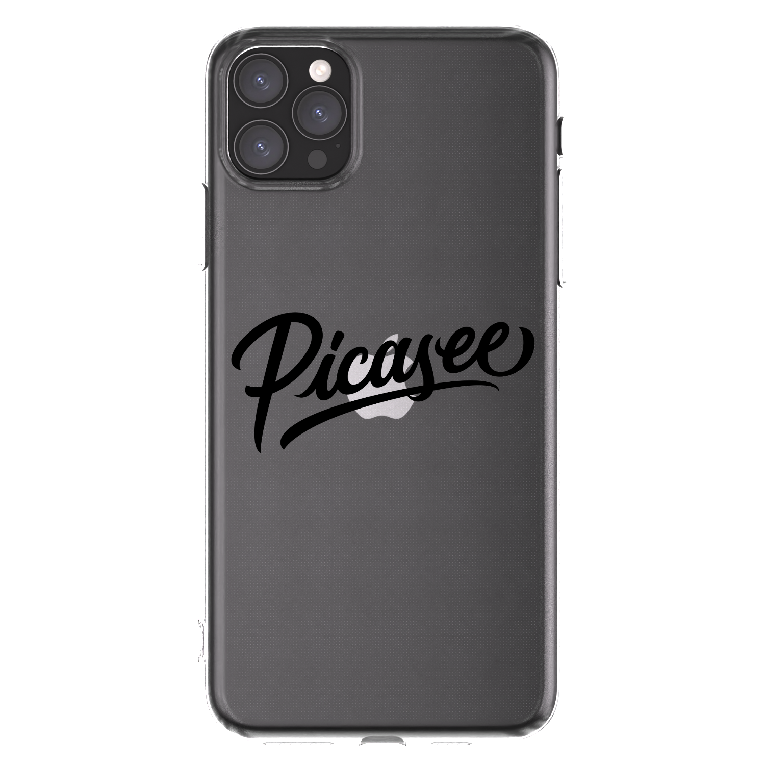 Picasee átlátszó szilikon tok az alábbi mobiltelefonokra Apple iPhone 11 Pro Max - Picasee - old logo - black