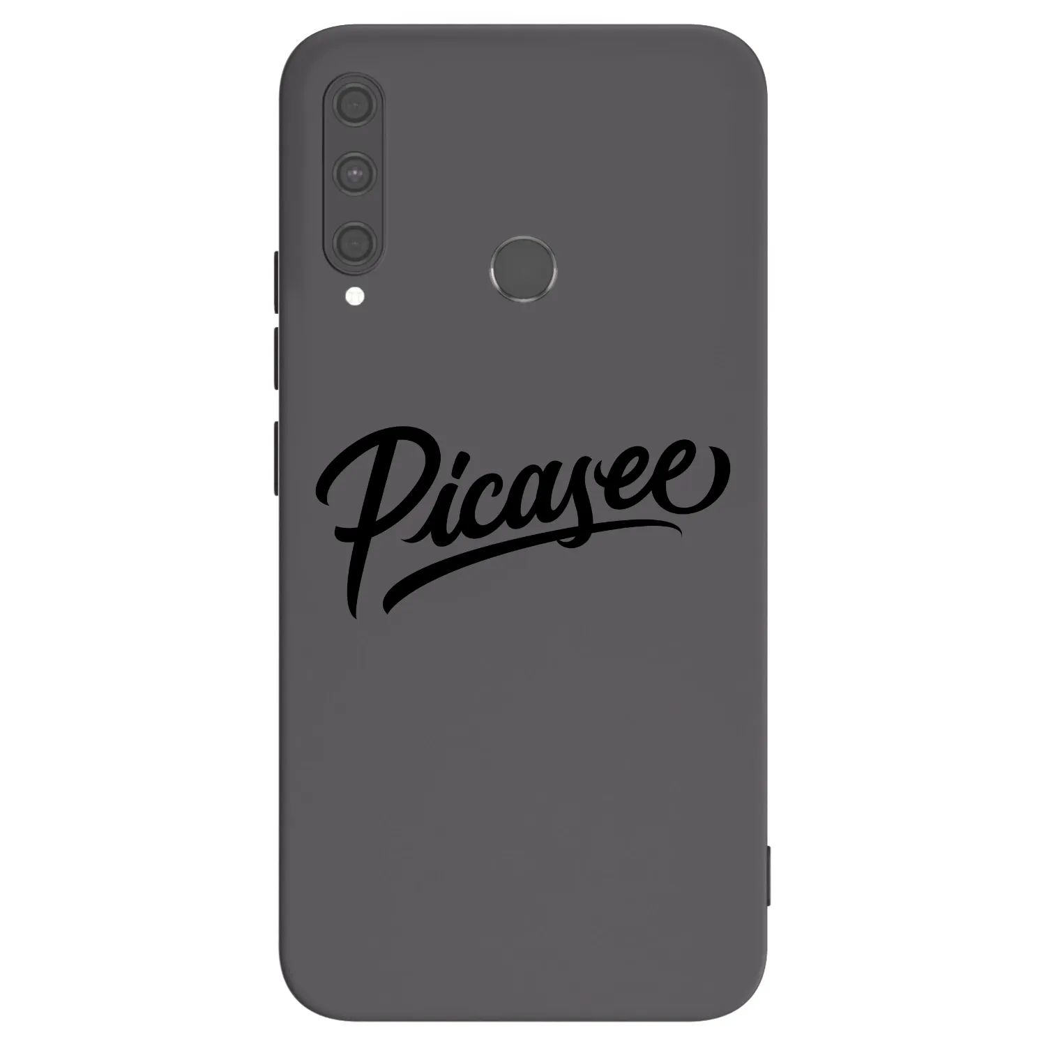 Picasee fekete szilikon tok az alábbi mobiltelefonokra Huawei P40 Lite E - Picasee - old logo - black