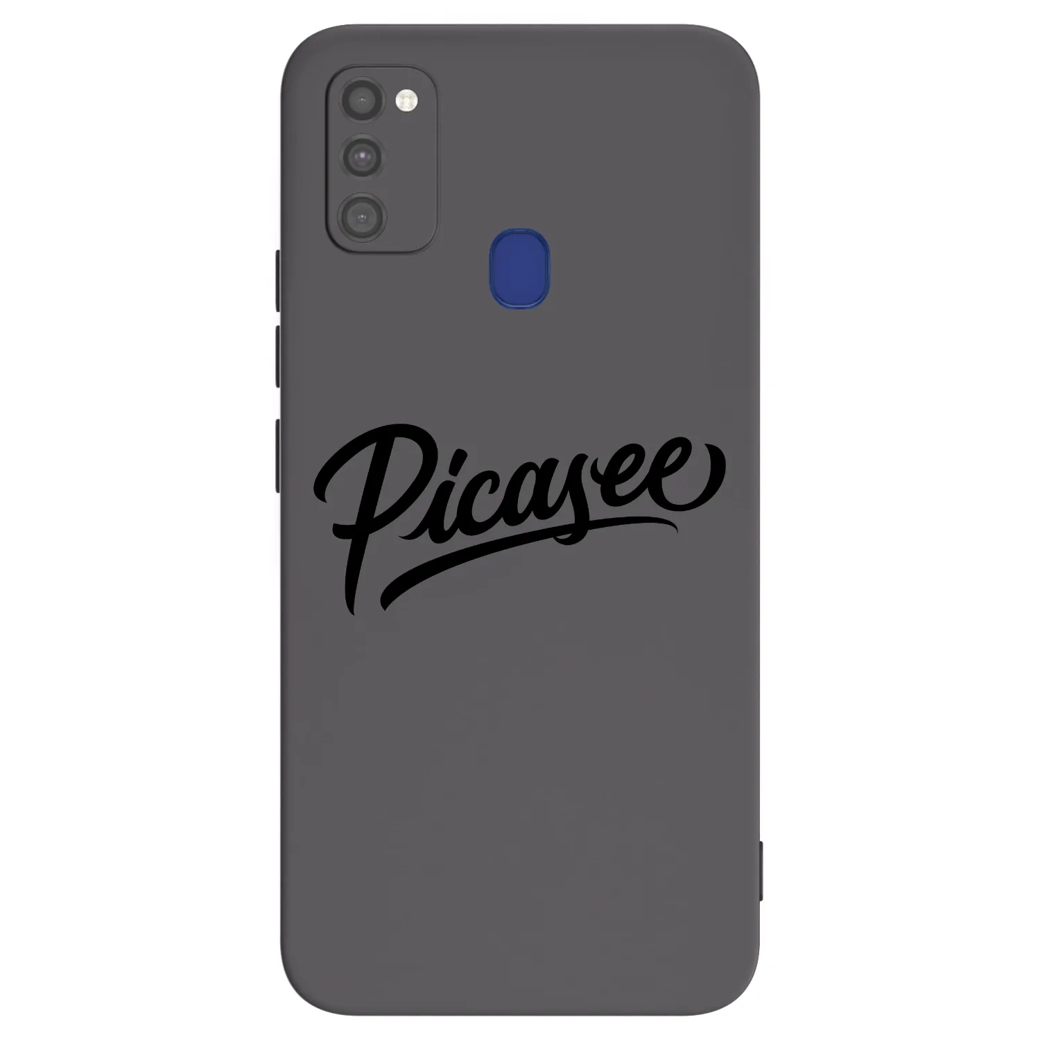 Picasee fekete szilikon tok az alábbi mobiltelefonokra Samsung Galaxy M21 M215F - Picasee - old logo - black