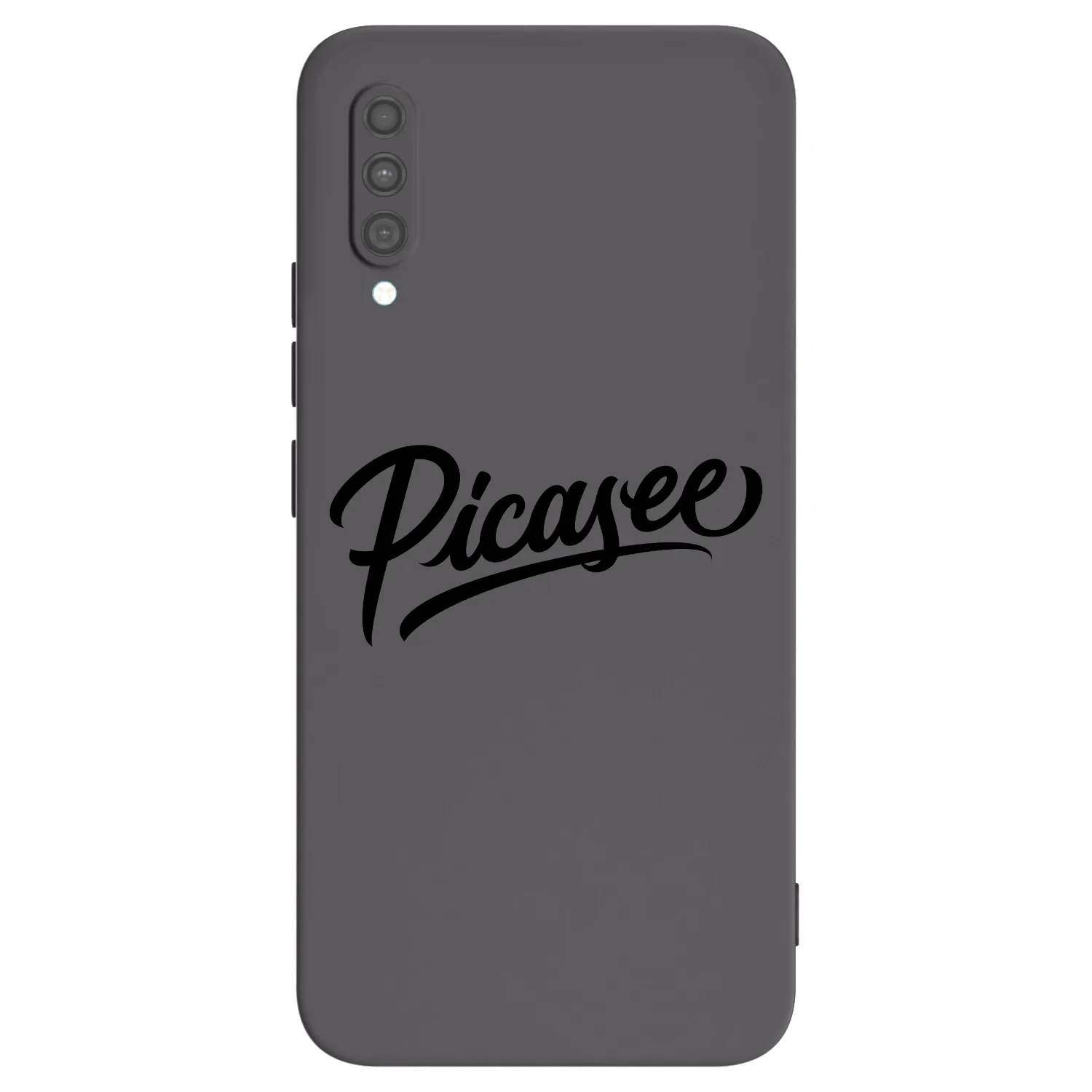 Picasee fekete szilikon tok az alábbi mobiltelefonokra Samsung Galaxy A30s A307F - Picasee - old logo - black