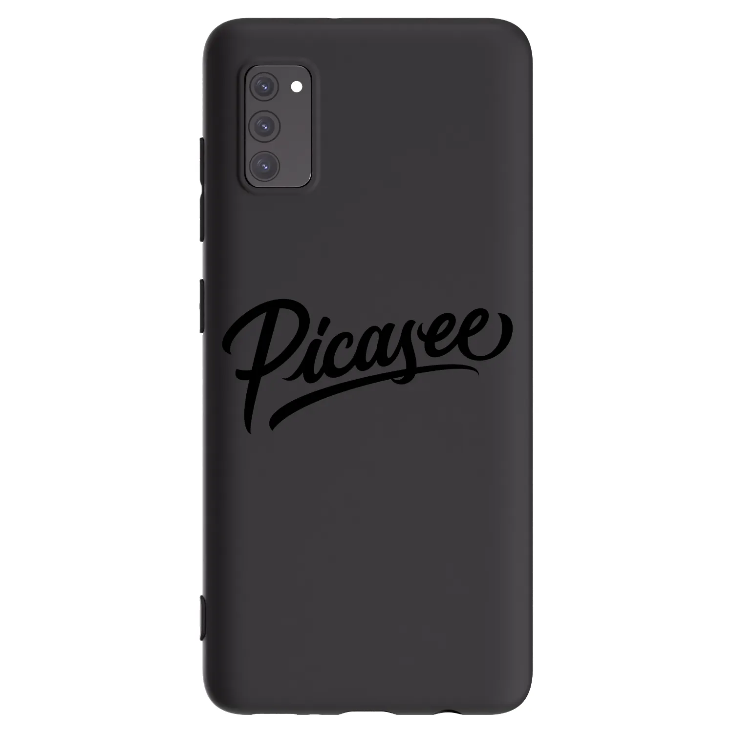 Picasee fekete szilikon tok az alábbi mobiltelefonokra Samsung Galaxy A41 A415F - Picasee - old logo - black