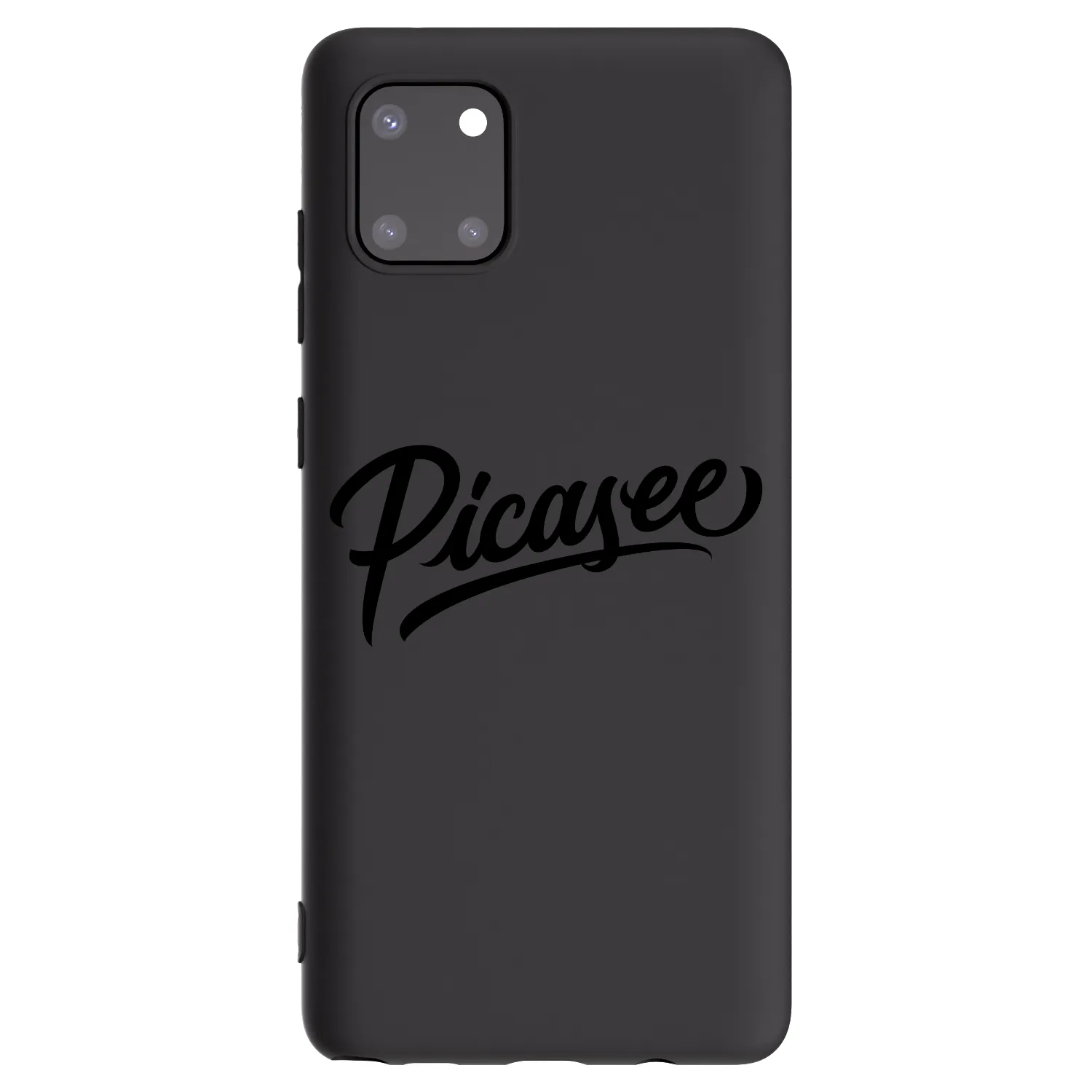 Picasee fekete szilikon tok az alábbi mobiltelefonokra Samsung Galaxy Note 10 Lite N770F - Picasee - old logo - black