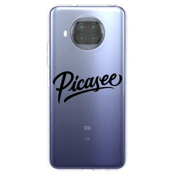 Picasee átlátszó szilikon tok az alábbi mobiltelefonokra Xiaomi Mi 10T Lite - Picasee - old logo - black