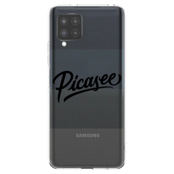 Picasee átlátszó szilikon tok az alábbi mobiltelefonokra Samsung Galaxy A42 A426B - Picasee - old logo - black