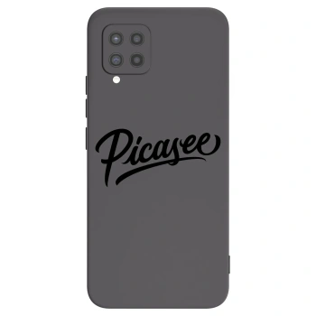 Picasee fekete szilikon tok az alábbi mobiltelefonokra Samsung Galaxy A42 A426B - Picasee - old logo - black