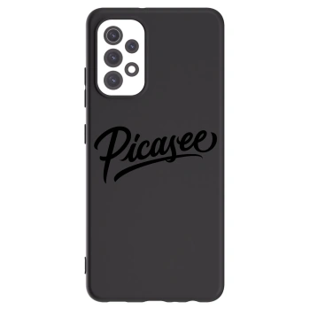 Picasee fekete szilikon tok az alábbi mobiltelefonokra Samsung Galaxy A32 5G A326B - Picasee - old logo - black