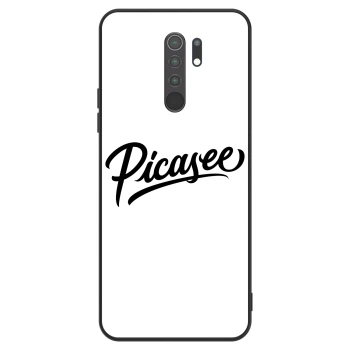 Szilikon tok erre a típusra Xiaomi Redmi 9 - Picasee - old logo - black