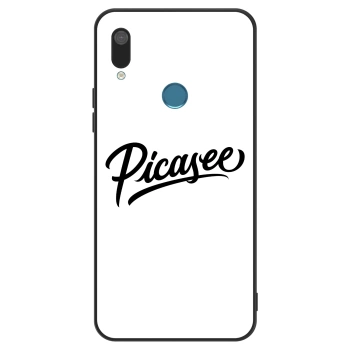 Szilikon tok erre a típusra Huawei Y7 2019 - Picasee - old logo - black