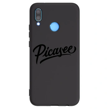 Picasee fekete szilikon tok az alábbi mobiltelefonokra Huawei P20 Lite - Picasee - old logo - black