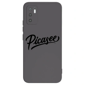 Picasee fekete szilikon tok az alábbi mobiltelefonokra Xiaomi Redmi Note 10 5G - Picasee - old logo - black