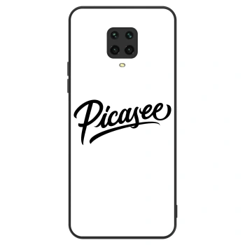 Szilikon tok erre a típusra Xiaomi Redmi Note 9S - Picasee - old logo - black