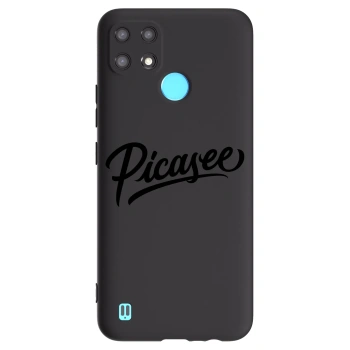 Tok az alábbi mobiltelefonokra Realme C21 - Picasee - old logo - black