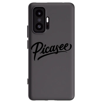 Picasee fekete szilikon tok az alábbi mobiltelefonokra Xiaomi 11T Pro - Picasee - old logo - black