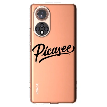 Picasee átlátszó szilikon tok az alábbi mobiltelefonokra Huawei Nova 9 - Picasee - old logo - black