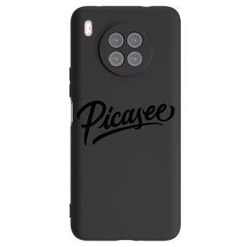 Picasee fekete szilikon tok az alábbi mobiltelefonokra Huawei Nova 8i - Picasee - old logo - black