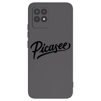 Picasee fekete szilikon tok az alábbi mobiltelefonokra Realme 8i - Picasee - old logo - black