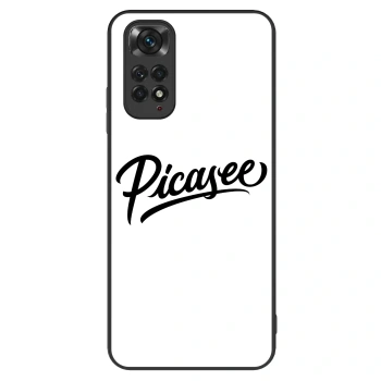 Szilikon tok erre a típusra Xiaomi Redmi Note 11 - Picasee - old logo - black