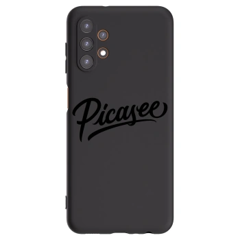 Picasee fekete szilikon tok az alábbi mobiltelefonokra Samsung Galaxy A13 4G A135 - Picasee - old logo - black