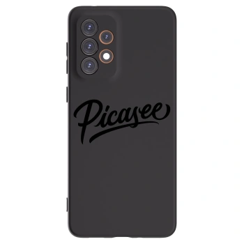 Picasee fekete szilikon tok az alábbi mobiltelefonokra Samsung Galaxy A33 5G A336 - Picasee - old logo - black