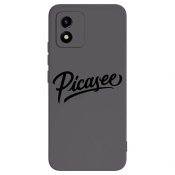 Picasee fekete szilikon tok az alábbi mobiltelefonokra Vivo Y01 - Picasee - old logo - black