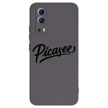 Picasee fekete szilikon tok az alábbi mobiltelefonokra Vivo Y52 5G - Picasee - old logo - black