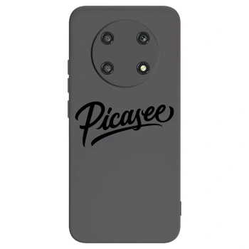Picasee fekete szilikon tok az alábbi mobiltelefonokra Honor Magic4 Lite 5G - Picasee - old logo - black