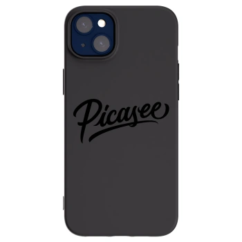 Picasee fekete szilikon tok az alábbi mobiltelefonokra Apple iPhone 14 Plus - Picasee - old logo - black