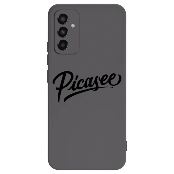 Picasee fekete szilikon tok az alábbi mobiltelefonokra Samsung Galaxy M13 M135F - Picasee - old logo - black